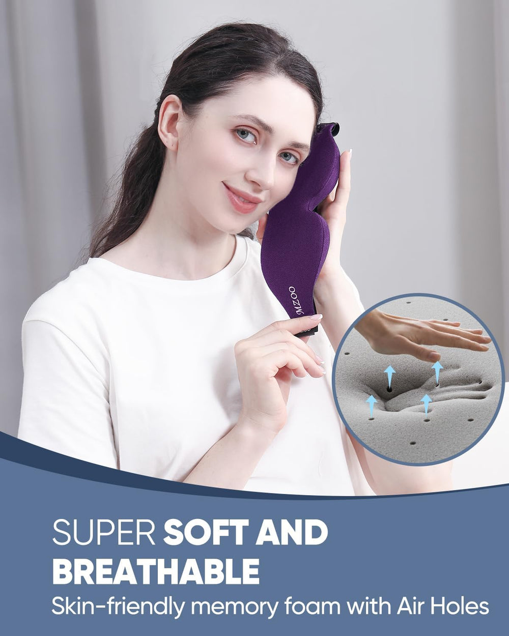 MZOO Zero Eye Pressure 3D Sleeping Mask