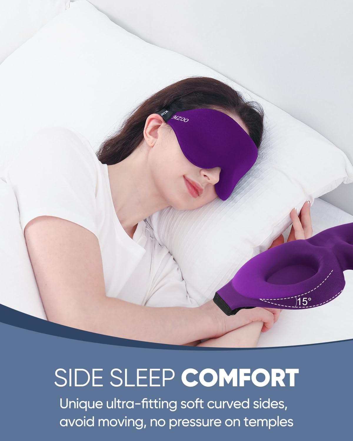 MZOO Zero Eye Pressure 3D Sleeping Mask